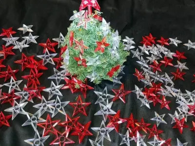 Star Clip for Christmas tree 3D print model