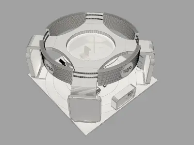Booth Exhibition Stand a40 or 3D model