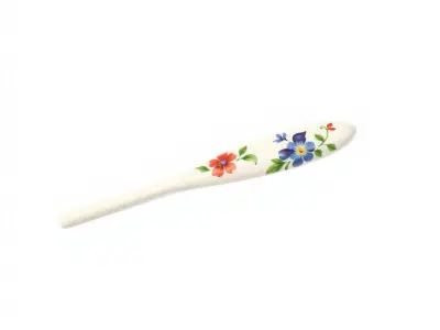 Decorative Floral Spoon D Model Pack Low-poly 3D model