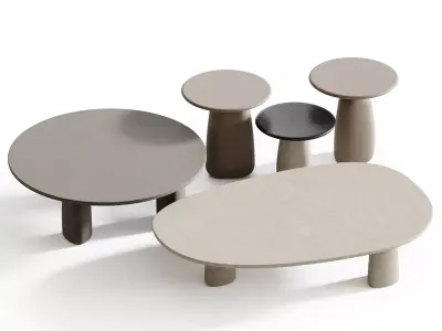 Poliform Strata Coffee Tables 3D model
