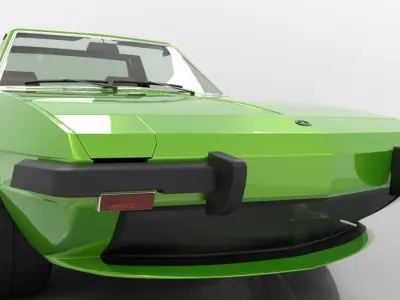 Fiat X1-9 1976 High Poly 3D model