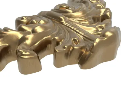 decorative pattern ready for 3D printing 3D model