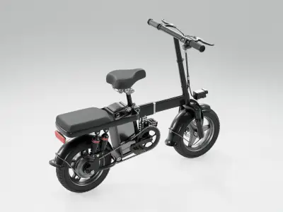 Folding Electric Bike 3D model