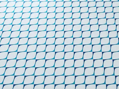 WOW BLANC ET BLEU 3D model