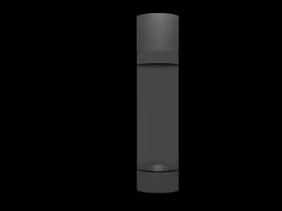Airless containers Low-poly 3D model