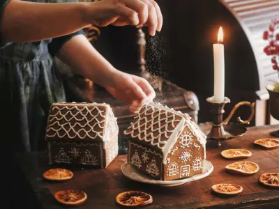 GINGERBREAD HOUSE CUTTER - CHRISTMAS COOKIE STAMP 3D print model