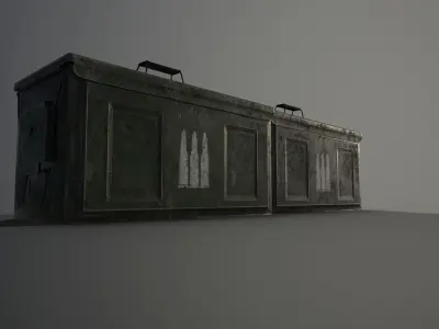 Ammo Box Free low-poly 3D model