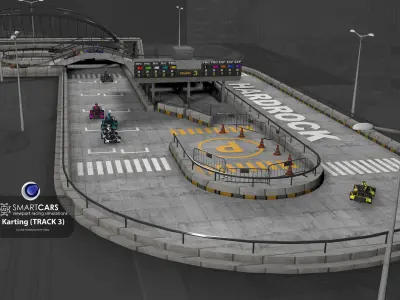 SmartCARS AI Karting Simulations 3 3D model