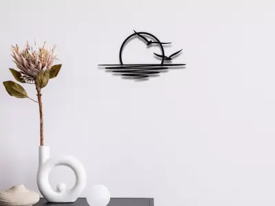 Sun View Wall Art 3D print model purchase