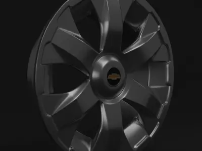 WHEEL FOR MINIATURE CAR - GM CHEVROLET 3D print model