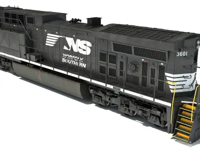 Norfolk Southern Locomotive 3D model