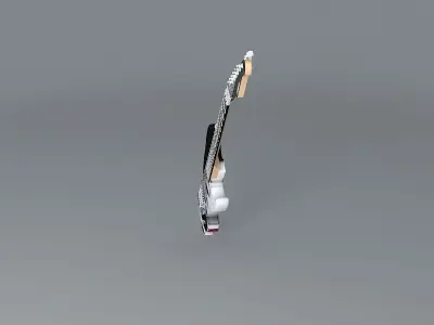 Tiger guitar Free 3D model
