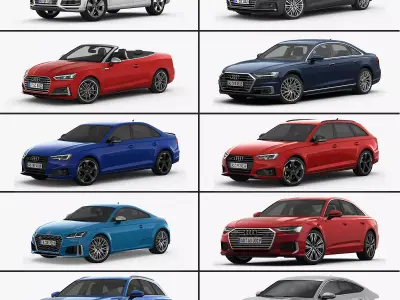 MY Audi Collection 3D Model Pack