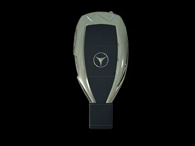 Mercedes keyring 3D model 3D model