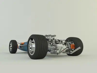 Lotus Type 49 3D model
