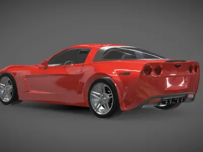 Chevrolet Corvette C6 - 2005-2013 3D model