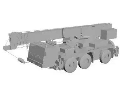 Crane-Kato 400 Low-poly 3D model