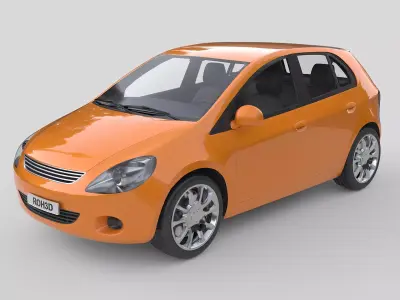 Generic Hatchback Car 2002 3D model