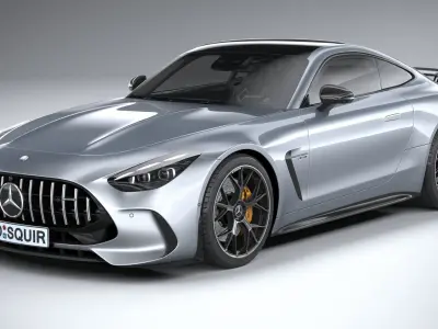Mercedes-Benz AMG GT Coupe 2024 3D model