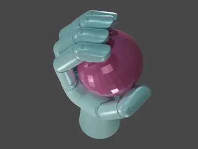 Snap and Play The Articulated Hand Decorative Holder 3D print model