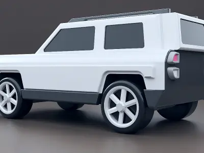 3d printable robust vehicle concept 3D print model