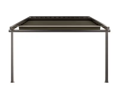 Motorized Pergola 5 nickel matte 3D model