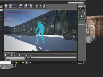 train for - unreal engine  - iclone  3D model