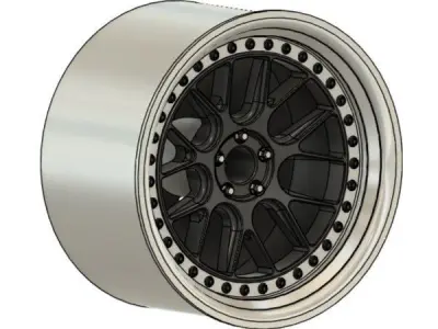 3SDM 3 01 RIMS FOR DIECAST 64 SCALE 3D print model