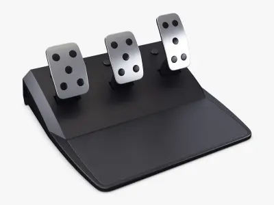 Simple Simulator Game Racing Pedals M 1 3D model