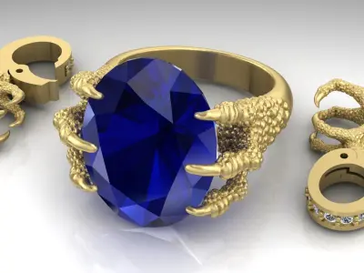 Headset Dragon 3D print model