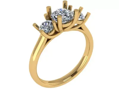 trinity ring  3D print model purchase