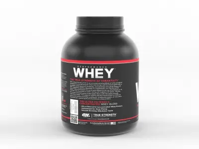 Protein Powder 3D model