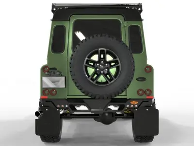 Generic Defender 110 Adventure Customized 3D model