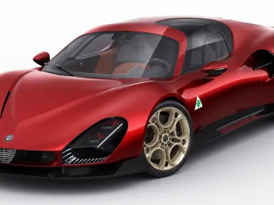 Alfa Romeo 33 Stradale 2024 3D model
