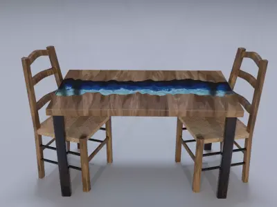 Tavolo Ocean View 3D model