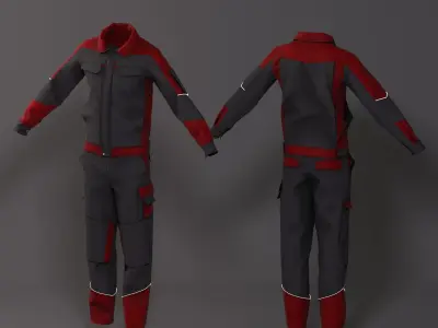 INDUSTRIAL WORK WEAR 3D model