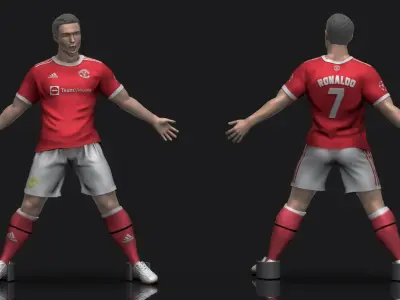  Ronaldo 3D Printable 4 3D print model