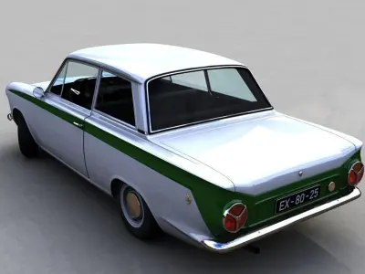 LOTUS CORTINA MK1 1963 3D model