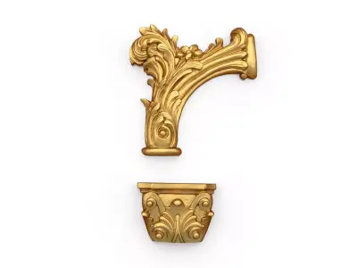 Classic decor ornament 146 3D model