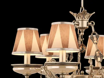 MD 89370-6-2 Osgona Chandelier 3D model