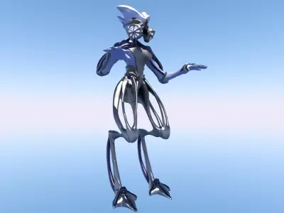 Bionic Creature A-15s Free low-poly 3D model