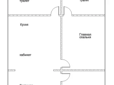 165 sqm modern house Revit model 3D model