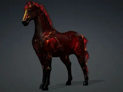 Horse-E4 3D model