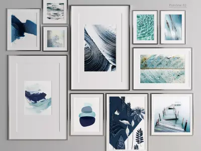 Art Frame 303 Low-poly 3D model