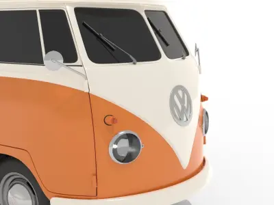 Volkswagen Transporter T1 - Bus 3D model