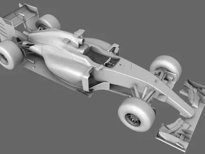 F1 Lotus Mercedes E23 Season 2015 3D model