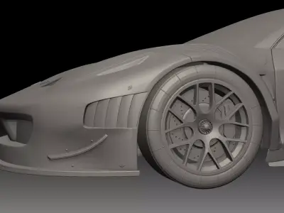 Ferrari 458 GT3 Complete Professional Model 3D print model