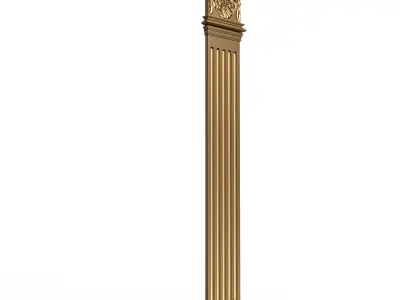 Collection of Columns 03 Low-poly 3D model