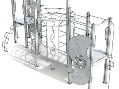 Children playground Sports ground 3D model