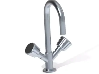 Modern Wash Mixer Tap 3D print model